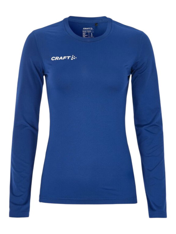 Craft Ability LS Long Sleeve Functional Underwear Top (Moisture Transport, Very Elastic Material) Blue Ladies