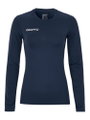 Craft Functional Underwear Long Sleeve Shirt Ability LS (Moisture Transport, Very Elastic Material) Navy Blue Ladies