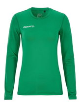 Craft Functional Underwear Long Sleeve Shirt Ability LS (Moisture Transport, Very Elastic Material) Green Ladies