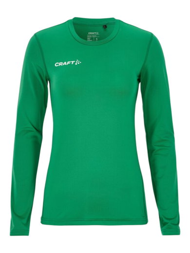 Craft Funktionsunterwäsche Langarmshirt Ability LS (Feuchtigkeitstransport, sehr elastisches Material) grün Damen