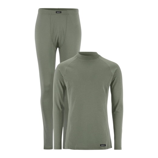 Craft Funktionsunterwäsche-Set Thermal Baselayer Set 2 (Langarmshirt+Hose lang) grün Herren
