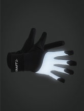 Craft Handschuhe ADV Lumen Fleece Glove - schwarz/grau - 1 Paar