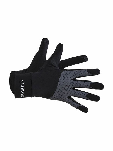 Craft Handschuhe ADV Lumen Fleece Glove - schwarz/grau - 1 Paar