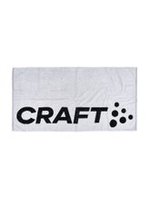 Craft Towel Bath Towel white/black 140x70cm
