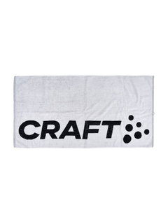 Craft Handtuch Bath Towel weiss/schwarz 140x70cm