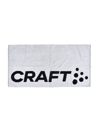 Craft Handtuch Bath Towel weiss/schwarz 140x70cm
