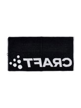 Craft Towel Bath Towel white/black 140x70cm