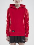 Craft Kapuzenpullover Hoodie Community (athletische Passform) rot Kinder