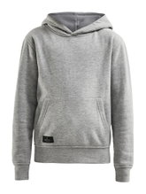 Craft Bluza z kapturem Hoodie Community (dopasowanie sportowe) szara Dzieci