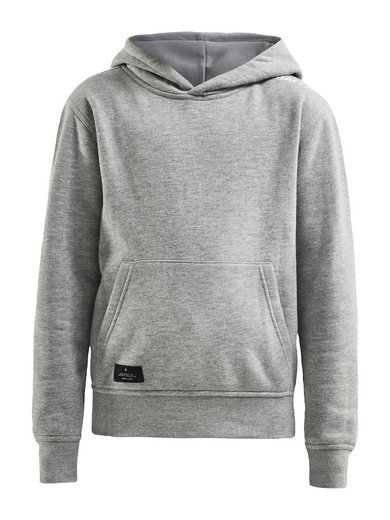 Craft Kapuzenpullover Hoodie Community (athletische Passform) grau Kinder