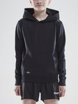 Craft Kapuzenpullover Hoodie Community (athletische Passform) schwarz Kinder