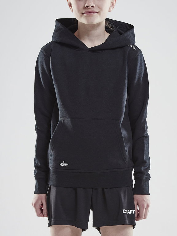Craft Kapuzenpullover Hoodie Community (athletische Passform) schwarz Kinder