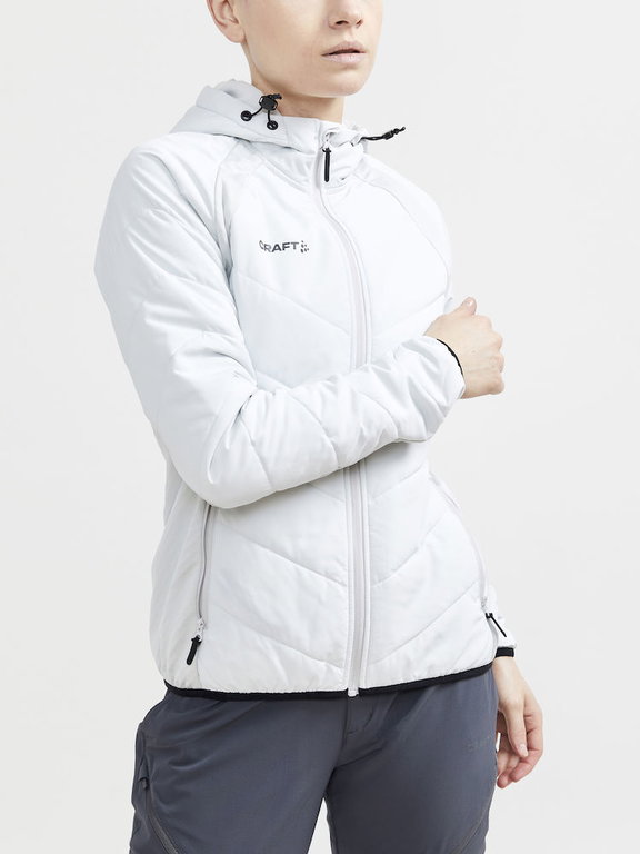 Craft Hybridjacke ADV Explore (leichte wattiert, winddicht) hellgrau Damen