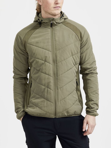 Craft Hybridjacke ADV Explore (leichte wattiert, winddicht) khakigrün Herren