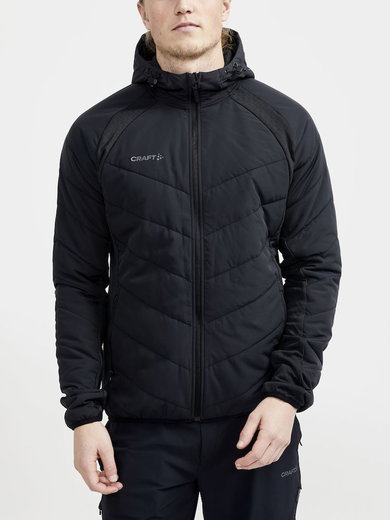 Craft Hybridjacke ADV Explore (leichte wattiert, winddicht) schwarz Herren