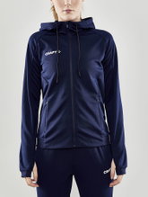 Craft Training Jacket Evolve Hood - durable mid-layer hooded jacket made of stretch material - navy blue women