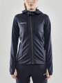 Craft Training Jacket Evolve Hood - durable mid-layer hooded jacket made of stretch material - dark grey women
