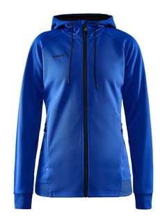 Craft Kapuzenjacke ADV Unify (funktionelles Recyclingpolyester) kobaltblau Damen