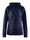 Craft Kapuzenjacke ADV Unify (funktionelles Recyclingpolyester) navyblau Damen