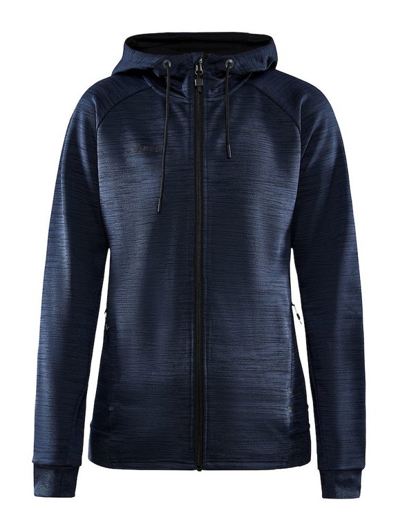 Craft Hoodie ADV Unify (functional recycled polyester) mélange blue Women