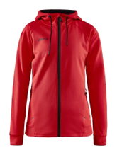 Craft Kapuzenjacke ADV Unify (funktionelles Recyclingpolyester) rot Damen