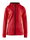 Craft Kapuzenjacke ADV Unify (funktionelles Recyclingpolyester) rot Damen
