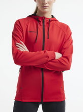 Craft Kapuzenjacke ADV Unify (funktionelles Recyclingpolyester) rot Damen