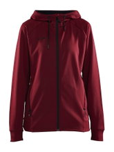 Craft Hoodie ADV Unify (functional recycled polyester) bordeaux/red Women