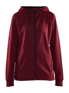 Craft Hoodie ADV Unify (functional recycled polyester) bordeaux/red Women