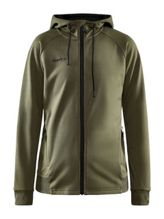 Craft Kapuzenjacke ADV Unify (funktionelles Recyclingpolyester) khakigrün Damen