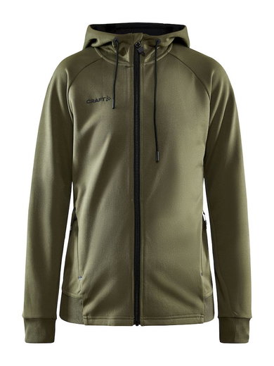 Craft Kapuzenjacke ADV Unify (funktionelles Recyclingpolyester) khakigrün Damen