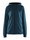 Craft Kapuzenjacke ADV Unify (funktionelles Recyclingpolyester) tealblau Damen