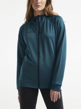 Craft Hooded Jacket ADV Unify (functional recycled polyester) teal blue Women