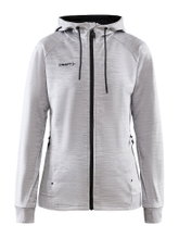 Craft Hooded Jacket ADV Unify (functional recycled polyester) light grey Women