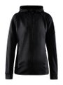 Craft Kapuzenjacke ADV Unify (funktionelles Recyclingpolyester) schwarz Damen