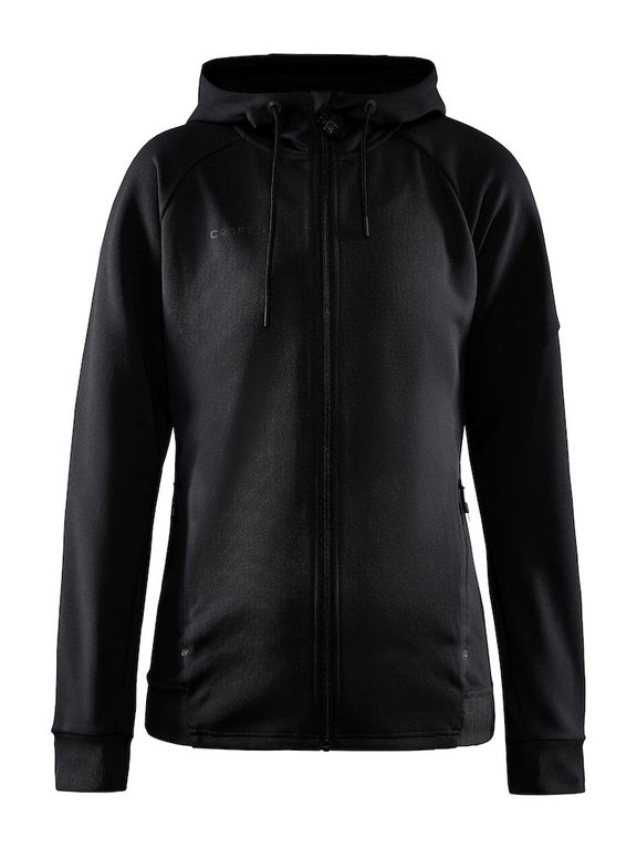 Craft Hooded Jacket ADV Unify (functional recycled polyester) black Women