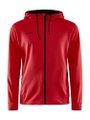 Craft Kapuzenjacke ADV Unify (2 Taschen, Recyclingpolyester) rot Herren