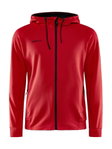 Craft Kapuzenjacke ADV Unify (2 Taschen, Recyclingpolyester) rot Herren