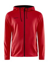 Craft Hooded Jacket ADV Unify (2 Pockets, Recycled Polyester) Red Men