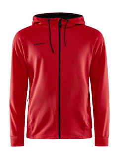 Craft Hooded Jacket ADV Unify (2 Pockets, Recycled Polyester) Red Men
