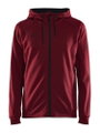 Craft Kapuzenjacke ADV Unify (2 Taschen, Recyclingpolyester) bordeaux/rot Herren