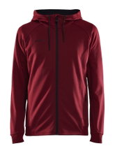 Craft Hooded Jacket ADV Unify (2 Pockets, Recycled Polyester) Bordeaux/Red Men