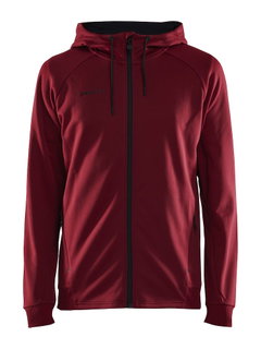 Craft Hooded Jacket ADV Unify (2 Pockets, Recycled Polyester) Bordeaux/Red Men