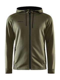 Craft Hooded Jacket ADV Unify (2 Pockets, Recycled Polyester) Khaki Green Men
