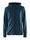 Craft Kapuzenjacke ADV Unify (2 Taschen, Recyclingpolyester) tealblau Herren