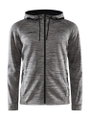 Craft Kapuzenjacke ADV Unify (2 Taschen, Recyclingpolyester) dunkelgrau Herren