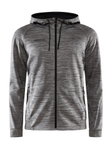 Craft Kapuzenjacke ADV Unify (2 Taschen, Recyclingpolyester) dunkelgrau Herren