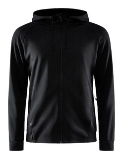 Craft Kapuzenjacke ADV Unify (2 Taschen, Recyclingpolyester) schwarz Herren