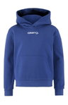 Craft Kapuzenpullover Community 2.0 Logo Hoodie (athletische Passform) kobaltblau Kinder