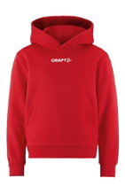 Craft Hooded Sweatshirt Community 2.0 Logo Hoodie (athletic fit) red Kids